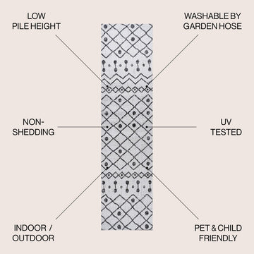 Nokat Tribal Bohemian Indoor/outdoor Area Rug